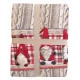 PLAID PILE STAMPATO AGNELLATO 130X160CM TIROLO GNOMI DIADEMA