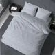 COPRIPIUMINO COTONE BON BON QUADRIFOGLIO GRIGIO