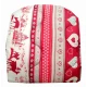 TRAPUNTA INVERNALE MICROFIBRA SHABBY CUORI RENNE DIADEMA