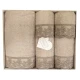 SET 5 PEZZI SPUGNA 2 ASCIUGAMANI + 2 OSPITE + 1 TELO BAGNO VALENTINA HELEN TORTORA