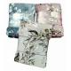 PLAID PILE AGNELLATO STAMPATO SUPER SOFT FIORI LICIA LINEA ORO