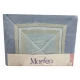 COMPLETO LENZUOLA FLANELLA MATRIMONIALE QUADRETTINI K2058 MORFEO AZZURRO