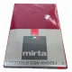 LENZUOLA ANGOLI TINTA UNITA FLANELLA MIRTA IMBERTI BORDEAUX