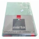 LENZUOLA ANGOLI TINTA UNITA FLANELLA MIRTA IMBERTI VERDE ACQUA
