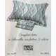 COMPLETO LENZUOLA FLANELLA MATRIMONIALE NABIL ENRICO COVERI AZZURRO