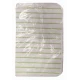 BAVAGLIONE ADULTO DAVIDE 6 PEZZI SPUGNA PLASTIFICATA 50X70CM LACCETTI MAGIE DI CASA