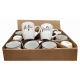 SET 12 TAZZE MUG CERAMICA HELLO SMILE LOVELY HOME