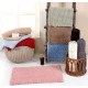TAPPETO BAGNO CINIGLIA TRECCIA TINTA UNITA HOME SWEET HOME