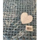 TAPPETO BAGNO CINIGLIA TRECCIA TINTA UNITA HOME SWEET HOME AVIO