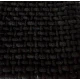 TAPPETO BAGNO CINIGLIA TRECCIA TINTA UNITA HOME SWEET HOME NERO