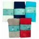 COPPIA SPUGNA ASCIUGAMANO + OSPITE JACQUARD SIDNEY LINEA ORO