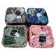 SET 4 PEZZI LAVETTE SPUGNA 30 X 30 CM WAFFLE DAUNEX