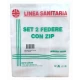 COPPIA FEDERE COTONE SANITARIE CON ZIP LINEA SANITARIA SANFOR