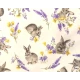TOVAGLIA COTONE CONIGLIO LAVANDA PEZZOLI