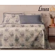 COMPLETO LENZUOLA MATRIMONIALE COTONE ELISA LINEA ORO
