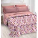 TRAPUNTINO MICROFIBRA ROMBI DIADEMA ROSA