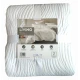 TRAPUNTINO MATRIMONIALE MICROFIBRA RICAMATO LIVING SGHOME BIANCO
