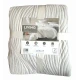TRAPUNTINO MATRIMONIALE MICROFIBRA RICAMATO LIVING SGHOME NATURALE