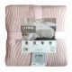 TRAPUNTINO MATRIMONIALE MICROFIBRA RICAMATO LIVING SGHOME ROSA