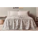 COPRILETTO MATRIMONIALE JACQUARD MISTO COTONE MATELASSE' ELEONOR LINEA ORO