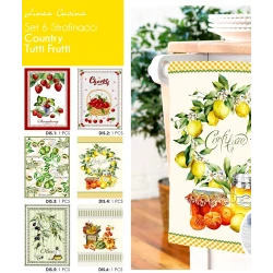 STROFINACCI SPUGNA CONF. 6 PEZZI ASSORTITI COUNTRY TUTTI I FRUTTI HOME