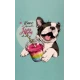 TELO MARE SPUGNA 86X160CM PUPPY CANE BIBITA LOVELY HOME