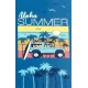 TELO MARE SPUGNA 86X160CM CALIFORNIA ALOHA SUMMER LOVELY HOME