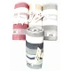 COPRITUTTO COTONE TINTO IN FILO DOPPIA RIGA GROSSA ONDA BLU