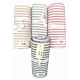 COPRITUTTO COTONE TINTO IN FILO RIGA FINE ONDA BLU