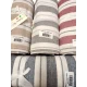 COPRITUTTO COTONE TINTO IN FILO RIGA GROSSA E FINE ONDA BLU