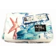 TELO MARE LETTINO CON TASCHE E CUSCINO 70X185CM HELLO SUMMER VARI DISEGNI HOME SWEET HOME