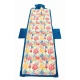 TELO MARE LETTINO CON TASCHE E CUSCINO 70X185CM HELLO SUMMER VARI DISEGNI HOME SWEET HOME