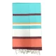 TELO MARE FOUTA CON FRANGE 90X190CM BRAZIL SOPHIE