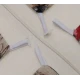 CONFEZIONE 6 PEZZI CUSCINI JACQUARD PER SEDIE ALETTE FARFALLE COCCINELLE TG
