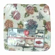 CONFEZIONE 6 PEZZI CUSCINI JACQUARD PER SEDIE ALETTE ORTENSIE TG