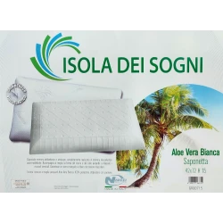GUANCIALE MEMORY SAPONETTA ALOE VERA BIANCA ISOLA DEI SOGNI NIUCCI