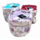SET 4 PEZZI LAVETTE SPUGNA 30 X 30 CM DIGITALE ROSE DAUNEX