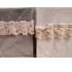 SET 4 PEZZI LAVETTE SPUGNA 30 X 30 CM PIZZO POETRY DAUNEX