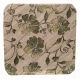 CONFEZIONE 6 PEZZI CUSCINI JACQUARD PER SEDIE ALETTE QUADRETTI FIORI FOGLIE EUROTEX VERDE