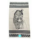 TELO MARE 90X160CM SPUGNA JACQUARD ENJOY NUOVO WILD SABBIA HOME SWEET HOME