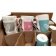 SET 12 TAZZE MUG CERAMICA HAPPY DAY LOVELY HOME