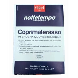 COPRIMATERASSO ANGOLI SPUGNA JERSEY NOTTETEMPO GABEL