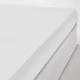 LENZUOLO SOTTO CON ANGOLI COTONE TINTA UNITA BIANCO BASIC LOVELY HOME