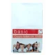 COPPIA FEDERE CUSCINO TINTA UNITA BIANCO BASIC LOVELY HOME