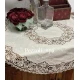 CENTROTRAVOLA ROTONDO 90CM LINO PIZZO BURANO PEZZOLI