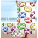 SET MARE TELO PAREO FOUTA POCHETTE E BORSA DONUTS SGHOME