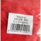 ACCAPPATOIO CON CAPPUCCIO TINTA UNITA MICROFIBRA TRAVEL E SPORT LOVELY HOME ROSSO