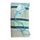 TELO MARE LETTINO CON TASCHE E CUSCINO 75X195CM SIMIUS LOVELY HOME CELESTE