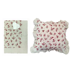 SET FODERA CUSCINO CENTRO RUNNER STAMPATO COUNTRY HELEN
