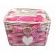 SET 4 PEZZI LAVETTE SPUGNA 30 X 30 CM FEBE DIADEMA FUXIA